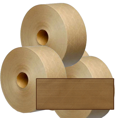 6 x Rolls Of Reinforced Gummed Paper Water Activated Tape 70mm x 305M